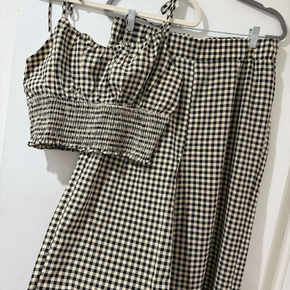🖤 VICI Collection Gingham Two-Piece Set (Top + Pants) - Size L/XL, New 🖤 - Picture 5 of 12